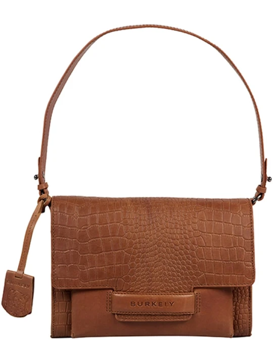 Zdjęcie produktu Burkely Skórzana torebka "Casual Carly" w kolorze jasnobrązowym - 24 x 17 x 5 cm rozmiar: onesize