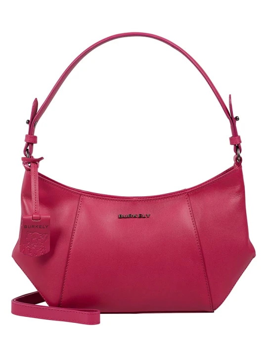 Zdjęcie produktu Burkely Skórzana torebka w kolorze różowym - 32 x 15 x 7 cm rozmiar: onesize