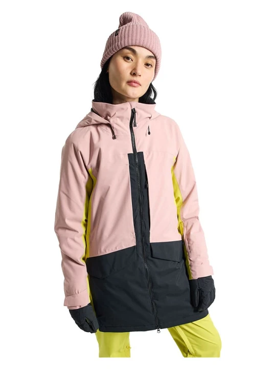 Zdjęcie produktu Burton Kurtka narciarska "Prowess 2.0" w kolorze jasnoróżowo-czarno-żółtym rozmiar: XS