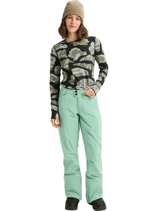 Zdjęcie produktu Burton Spodnie narciarskie "Reserve 2L Stretch Slim" w kolorze miętowym rozmiar: XS