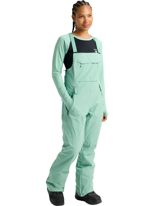 Zdjęcie produktu Burton Spodnie narciarskie "Reserve 2L Stretch Slim" w kolorze miętowym rozmiar: M