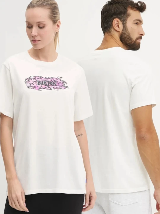 Zdjęcie produktu Burton t-shirt bawełniany biały