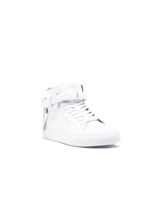 Zdjęcie produktu Buscemi Skórzane trampki COCCO biały