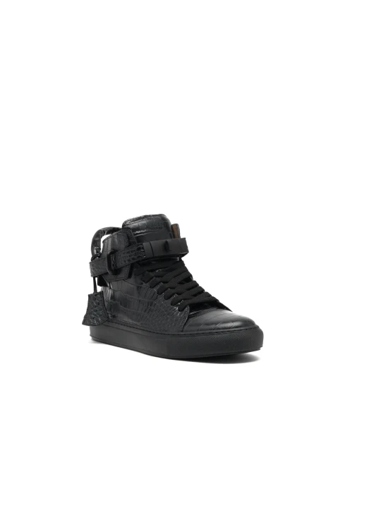 Zdjęcie produktu Buscemi Skórzane trampki COCCO czarny