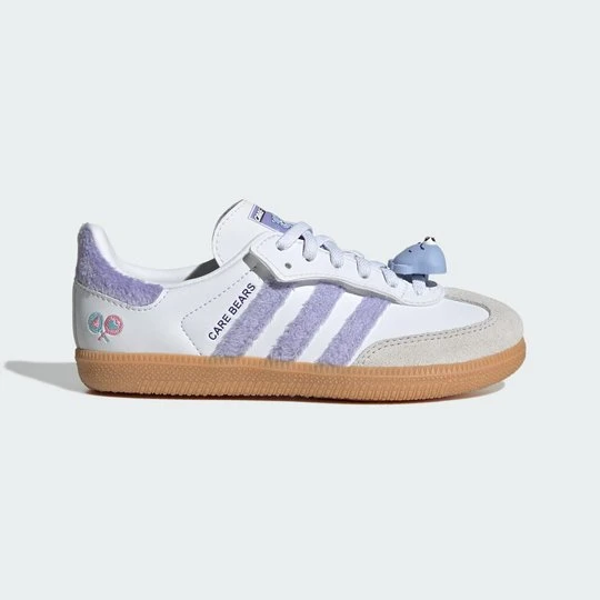 Zdjęcie produktu BUTY ADIDAS CARE BEARS SAMBA OG Z ELASTYCZNYM SZNUROWANIEM I WYGODNYM ZAPIĘCIEM fioletowy