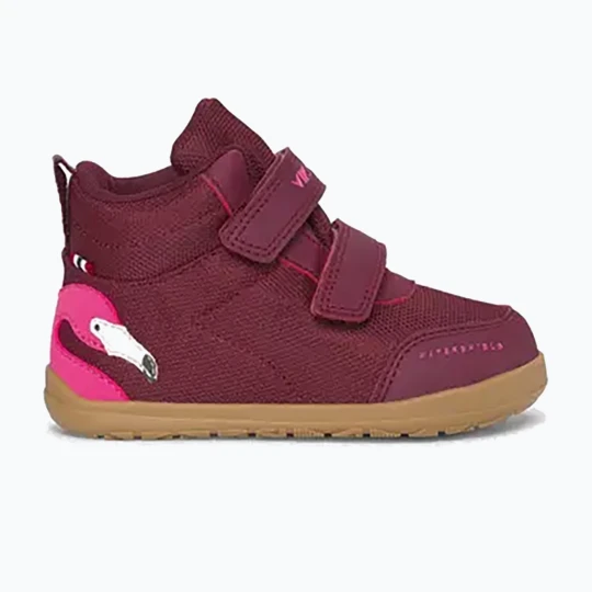 Zdjęcie produktu Buty barefoot dziecięce Viking Alv Barefoot Mid 2V Waterproof burgundy Fioletowy
