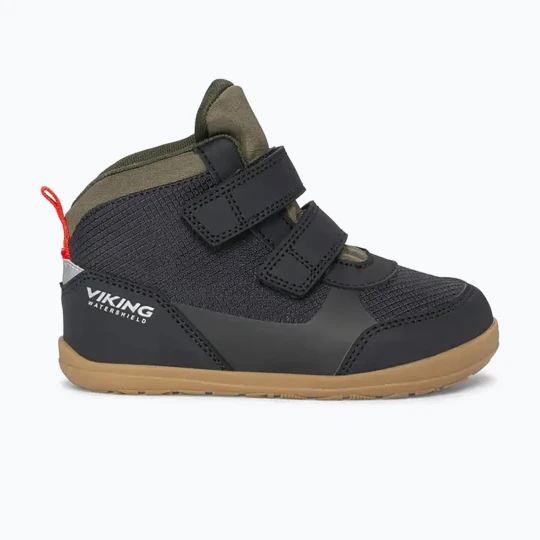 Zdjęcie produktu Buty barefoot dziecięce Viking Aspen Barefoot Mid 2V Waterproof black