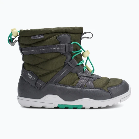 Zdjęcie produktu Buty barefoot dziecięce Xero Shoes Alpine Pull On army green