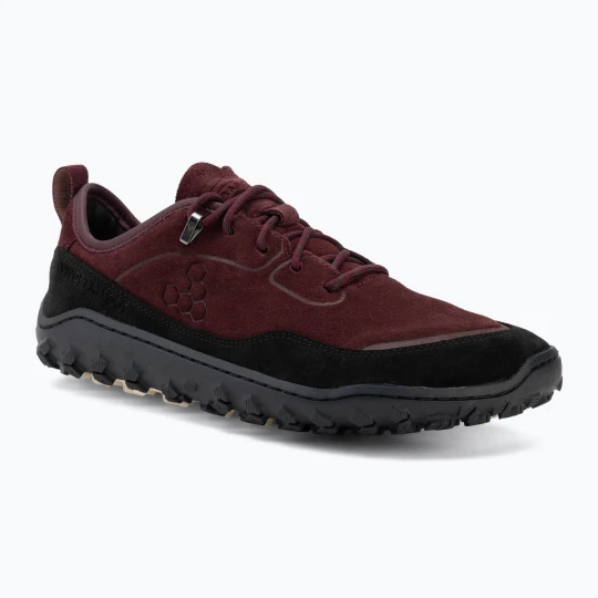 Zdjęcie produktu Buty barefoot męskie Vivobarefoot Tracker Leather Low II Suede fig Fioletowy