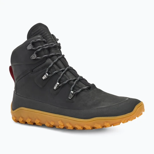 Zdjęcie produktu Buty barefoot męskie Vivobarefoot Tracker Leather obsidian Czarny