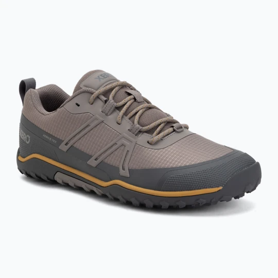 Zdjęcie produktu Buty barefoot męskie Xero Shoes Scrambler Trail Low WP driftwood / asphalt Brązowy