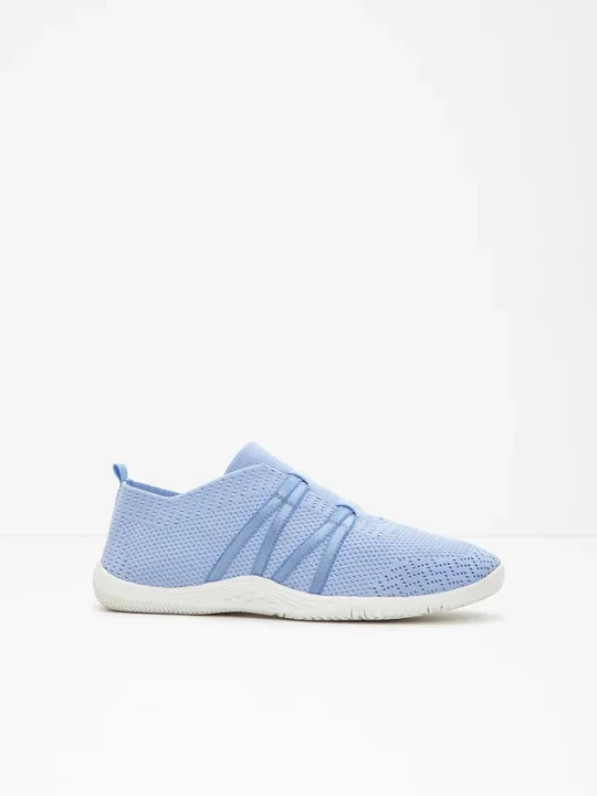 Zdjęcie produktu Buty barefoot z elastyczną podeszwą BonPrix niebieski