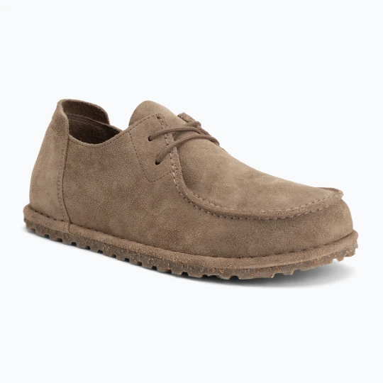 Zdjęcie produktu Buty BIRKENSTOCK Utti Lace Suede Leather Narrow gray taupe Beżowy