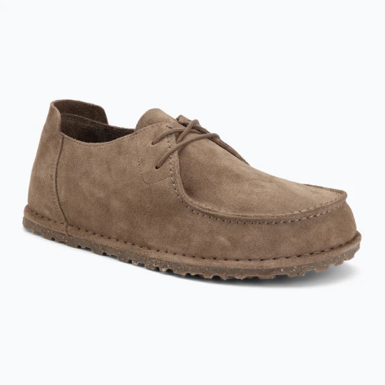 Zdjęcie produktu Buty BIRKENSTOCK Utti Lace Suede Leather Regular gray taupe Beżowy