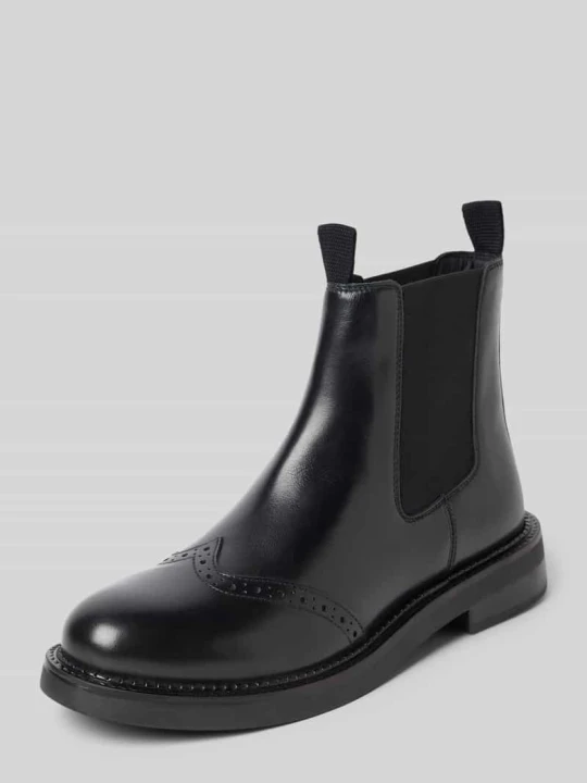 Zdjęcie produktu Buty chelsea z elastyczną wstawką model ‘SERILDA’ Geox Czarny