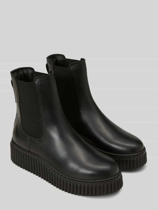 Zdjęcie produktu Buty chelsea z naturalnej skóry bydlęcej model 'Bianca' Marc O'Polo Czarny
