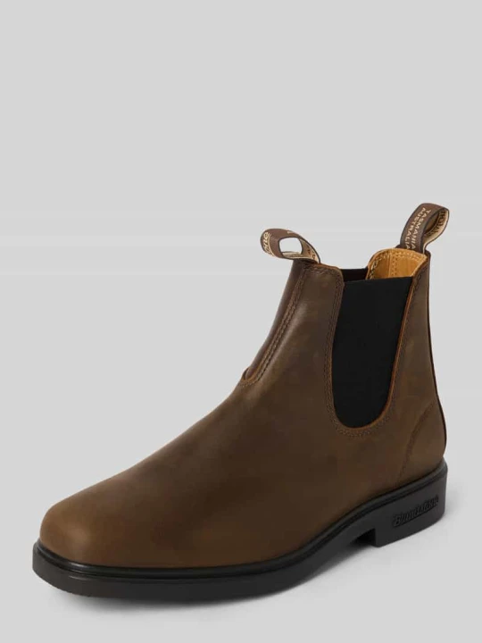 Zdjęcie produktu Buty chelsea z naturalnej skóry z detalem z logo Blundstone Ciemnobrązowy