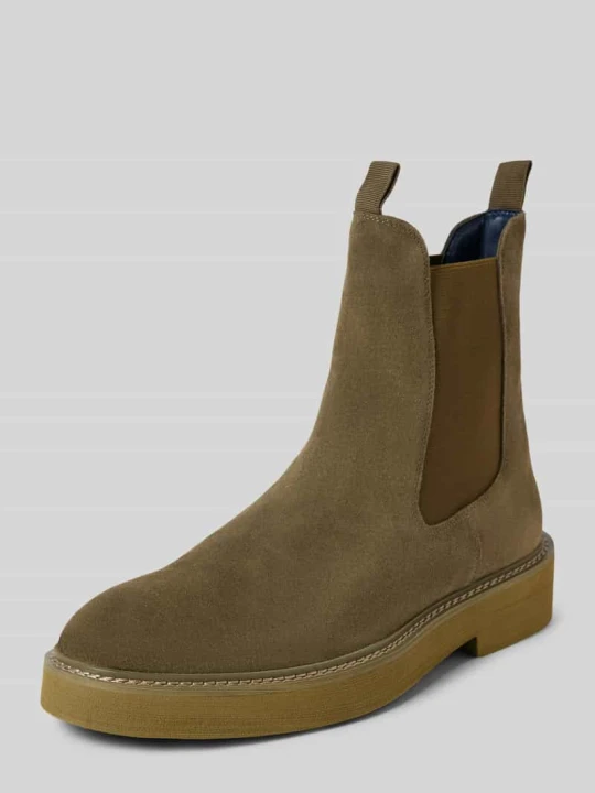 Zdjęcie produktu Buty chelsea z pętelką model ‘BRANTLEY’ Steve Madden Beżowy
