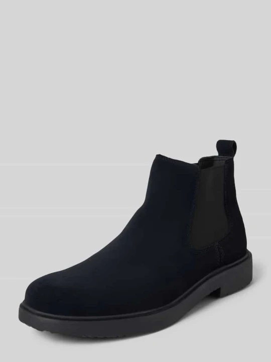 Zdjęcie produktu Buty chelsea z pętelką model ‘MASSIMIANO’ Geox Granatowy