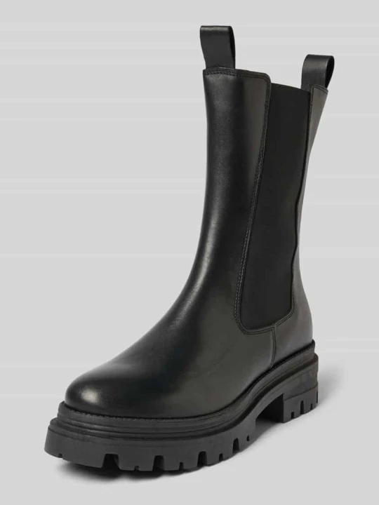 Zdjęcie produktu Buty chelsea z prawdziwej skóry bydlęcej Tamaris Czarny