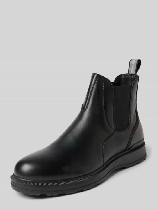 Zdjęcie produktu Buty chelsea z wytłoczonym logo Woolrich Czarny