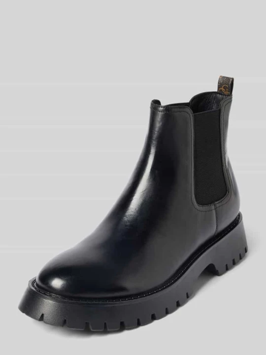 Zdjęcie produktu Buty chelsea ze skóry naturalnej model ‘Gomez’ Guess Czarny