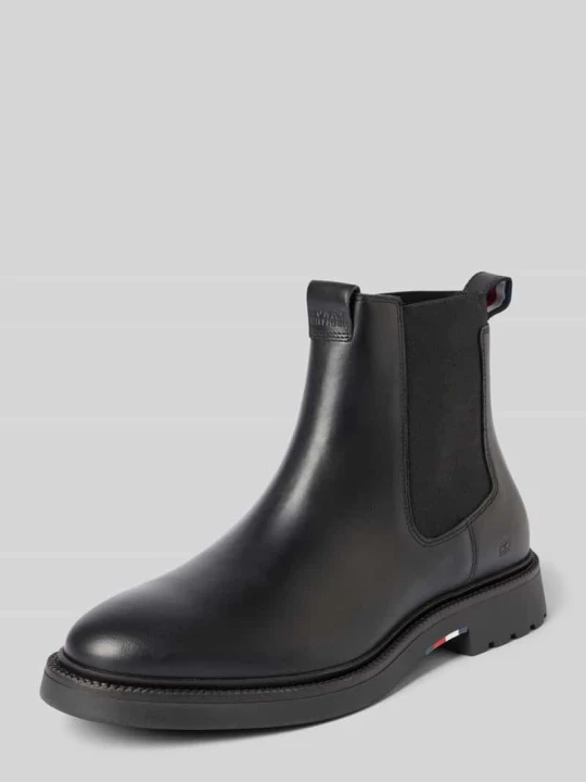 Zdjęcie produktu Buty chelsea ze skóry naturalnej Tommy Hilfiger Czarny