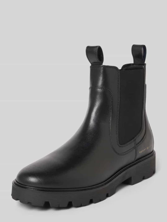Zdjęcie produktu Buty chelsea ze skóry naturalnej Tommy Hilfiger Czarny