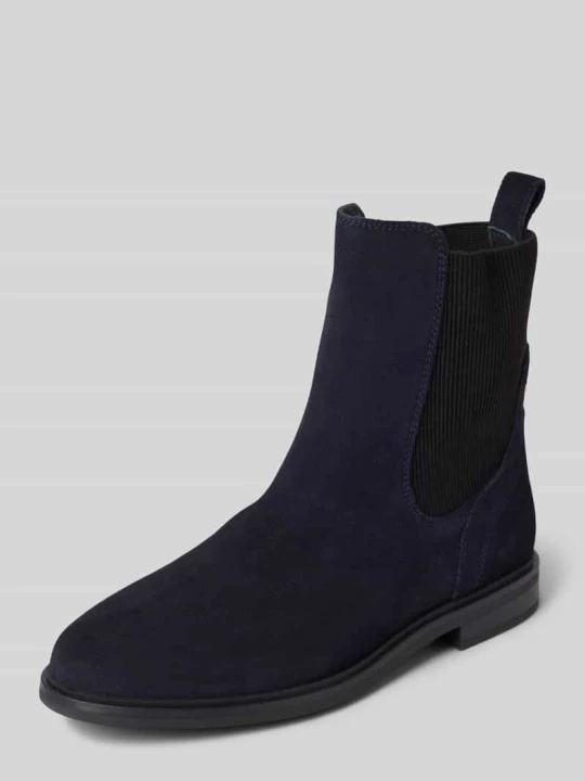 Zdjęcie produktu Buty chelsea ze skóry wołowej nappa Tommy Hilfiger Ciemnoniebieski