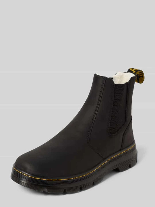 Zdjęcie produktu Buty chelsea ze skóry z detalem z logo model ‘Embury’ Dr. Martens Czarny