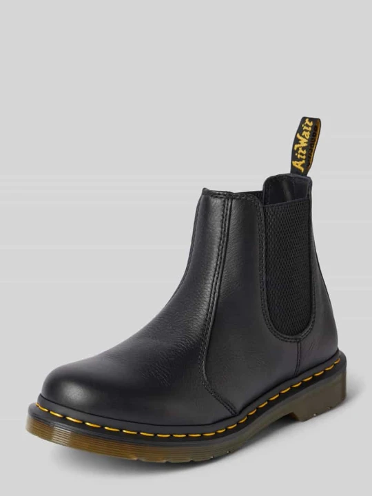 Zdjęcie produktu Buty chelsea ze skóry z ozdobnym szwem Dr. Martens Czarny