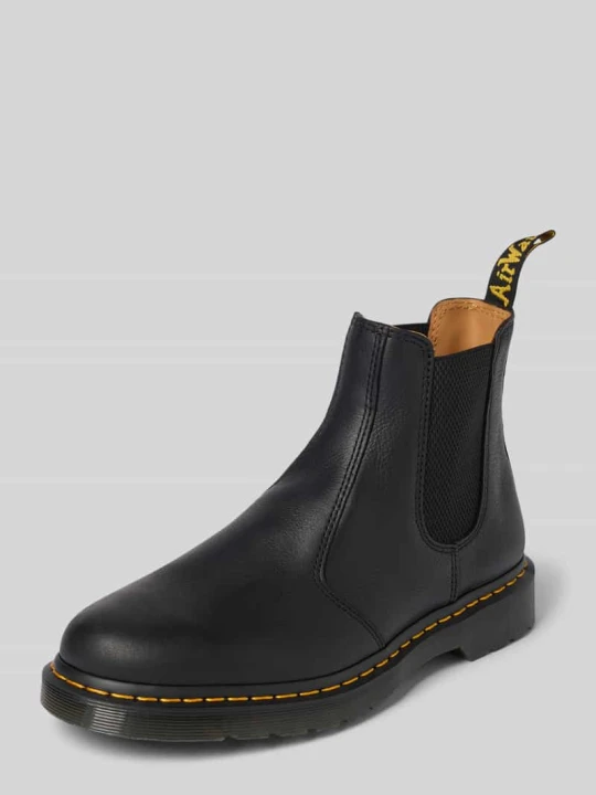 Zdjęcie produktu Buty chelsea ze skóry z ozdobnym szwem Dr. Martens Czarny