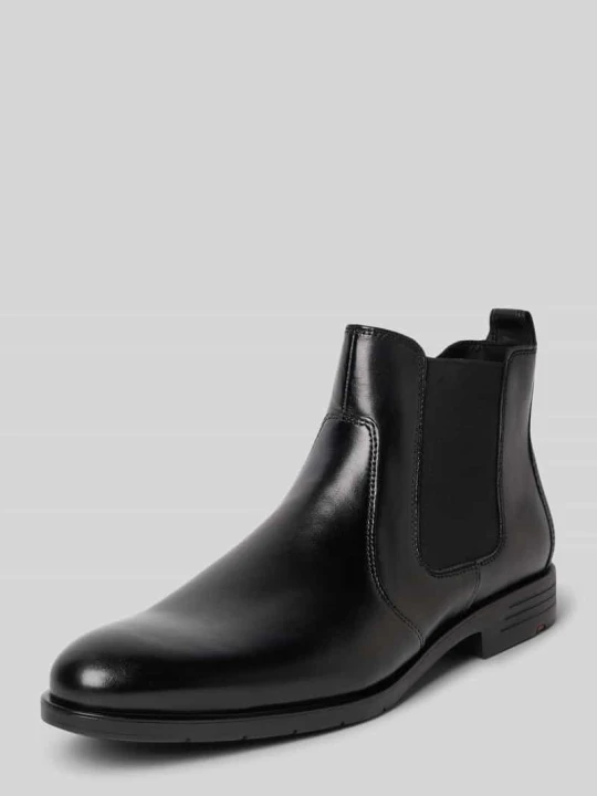 Zdjęcie produktu Buty chelsea ze skóry z pętelką model ‘EEZY’ Lloyd Czarny