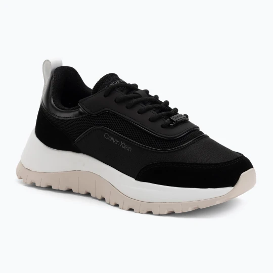 Zdjęcie produktu Buty damskie Calvin Klein HW0HW02487 Runner Lace Up Mesh MIX black / bright white