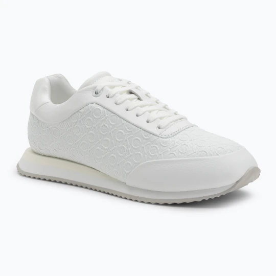 Zdjęcie produktu Buty damskie Calvin Klein HW0HW02574 Runner Lace Up Mono Pu triple bright white