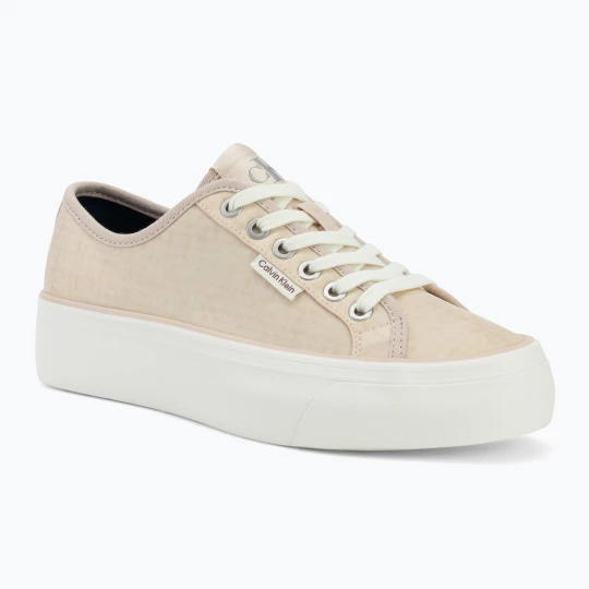 Zdjęcie produktu Buty damskie Calvin Klein HW0HW02970 Vulc Flatf Laceup Ripst whisper pink/key largo