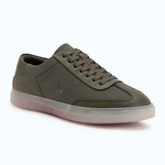 Zdjęcie produktu Buty damskie Calvin Klein HW0HW02977 Low Pro Cups Laceup Ripst deep lichen green/pink yarrow