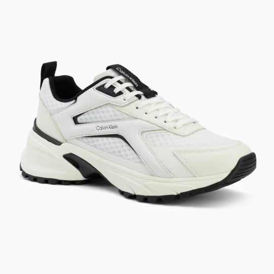Zdjęcie produktu Buty damskie Calvin Klein HW0HW03002 Hike Run Ckstripe Mesh bright white / black