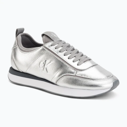 Zdjęcie produktu Buty damskie Calvin Klein HW0HW03287 Retro Runner Metallic silver