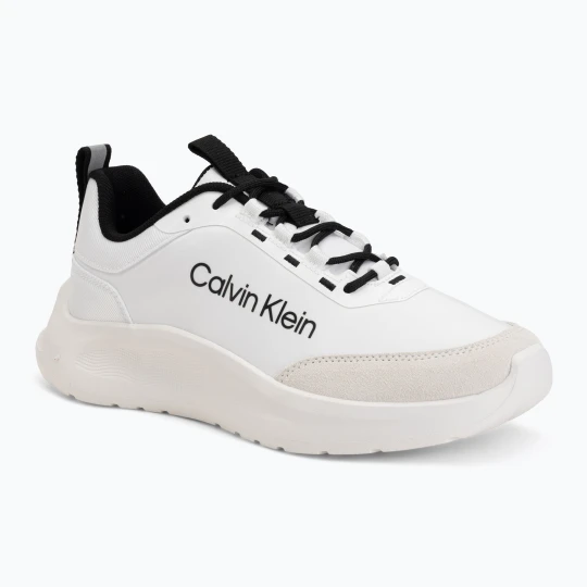 Zdjęcie produktu Buty damskie Calvin Klein HW0HW03293 Light Eva Run Essential LAC Nylon Suede bright white / black