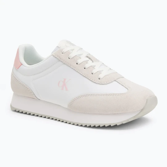 Zdjęcie produktu Buty damskie Calvin Klein YW0YW01828 Caleup Mg Nylon Mix Bright white / sweet pink