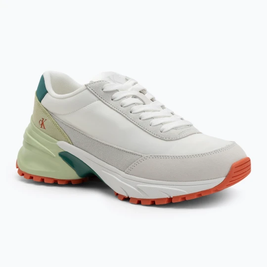 Zdjęcie produktu Buty damskie Calvin Klein YW0YW01852 Hike Runner Mg Nylon Mix bright white/oyster mushwroom