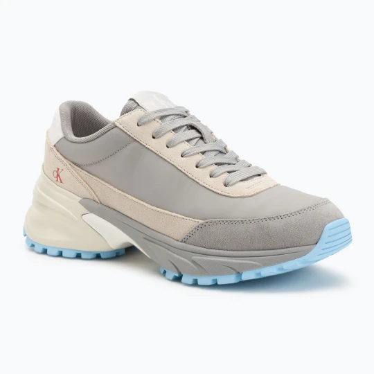 Zdjęcie produktu Buty damskie Calvin Klein YW0YW01852 Hike Runner Mg Nylon Mix formal gray/eggsshell creamy/white Szary