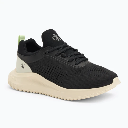 Zdjęcie produktu Buty damskie Calvin Klein YW0YW01855 Eva Runner Sock Mg Tech Mix black / pistachio / white jade