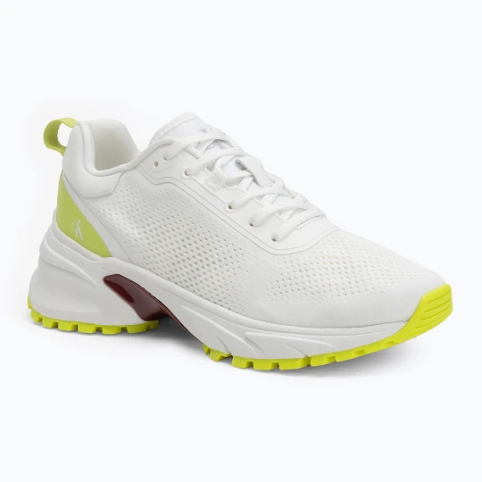 Zdjęcie produktu Buty damskie Calvin Klein YW0YW01856 Hike Runner Mg Tech Knit bright white wild lime / andora