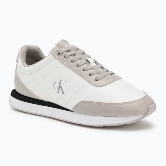 Zdjęcie produktu Buty damskie Calvin Klein YW0YW01942 Retro Runner Lace Up Leather MG bright white / chateau