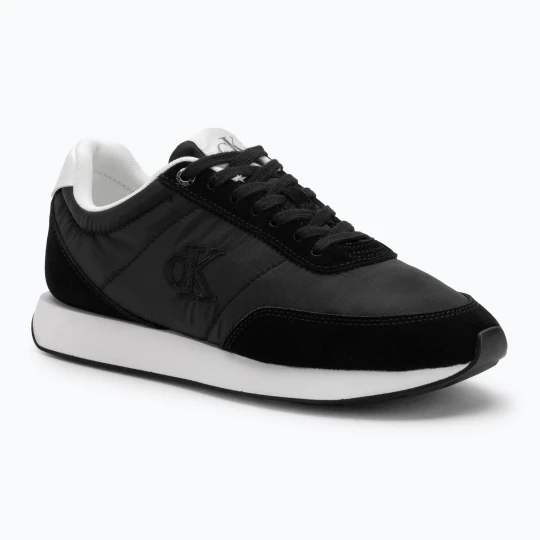 Zdjęcie produktu Buty damskie Calvin Klein YW0YW01990 Retro Runner Lace Up Nylon MG black / bright white