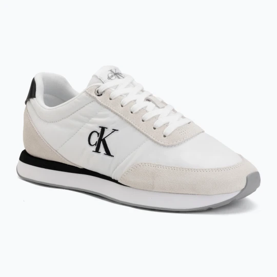Zdjęcie produktu Buty damskie Calvin Klein YW0YW01990 Retro Runner Lace Up Nylon MG bright white / black