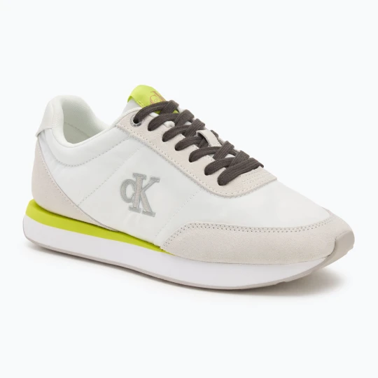 Zdjęcie produktu Buty damskie Calvin Klein YW0YW01990 Retro Runner Lace Up Nylon MG white / evening primrose / lily white