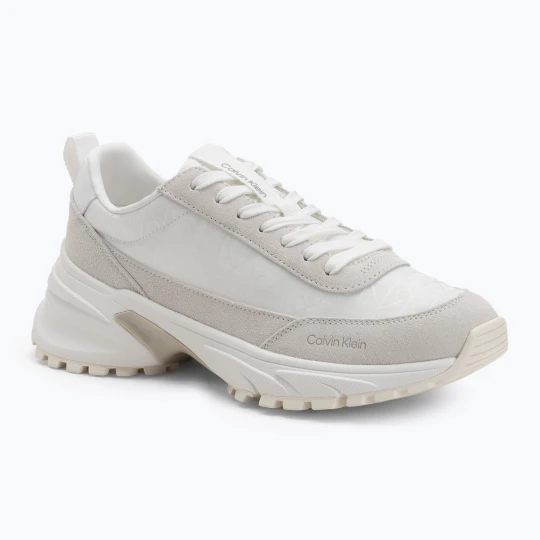 Zdjęcie produktu Buty damskie Calvin Klein YW0YW01995 Hike Runner Casual Ny-Su AOP WN white / marshmallow / feather gray